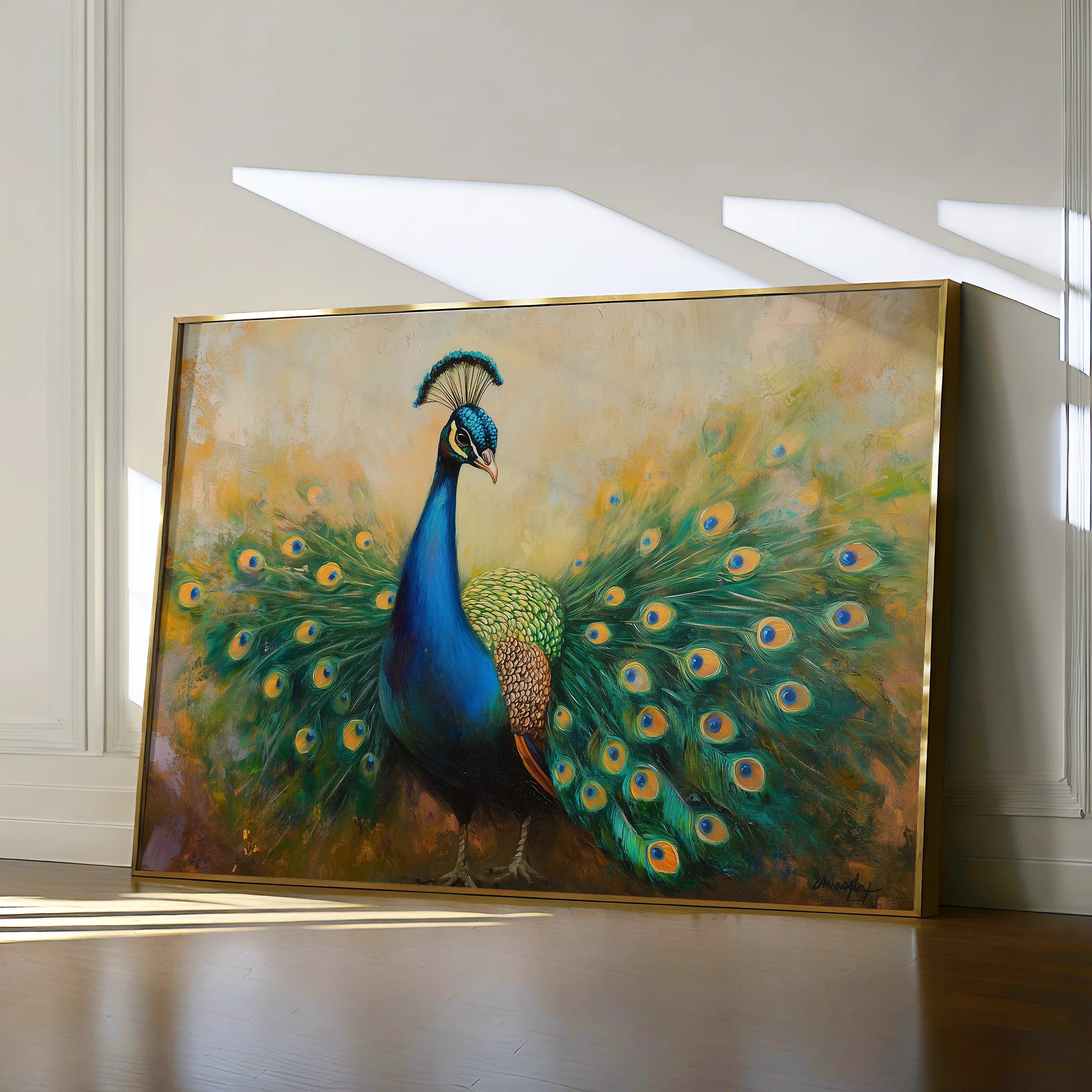 Animals 225 Canvas Art 18" x 24" / 45 x 60 cm / Black
