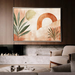 Boho 225 Canvas Art 18" x 24" / 45 x 60 cm / Black