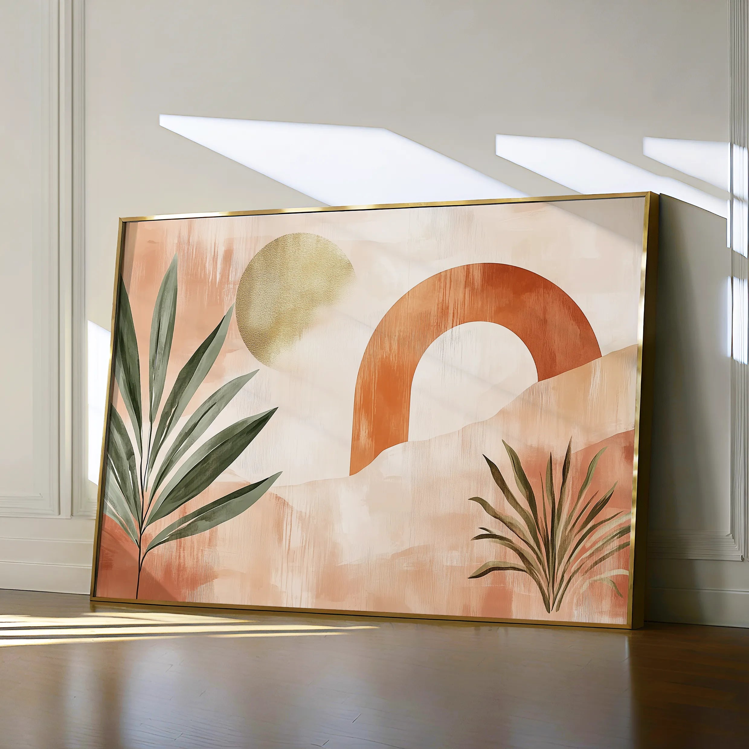 Boho 225 Canvas Art 18" x 24" / 45 x 60 cm / Black