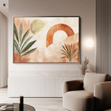 Boho 225 Canvas Art 18" x 24" / 45 x 60 cm / Black