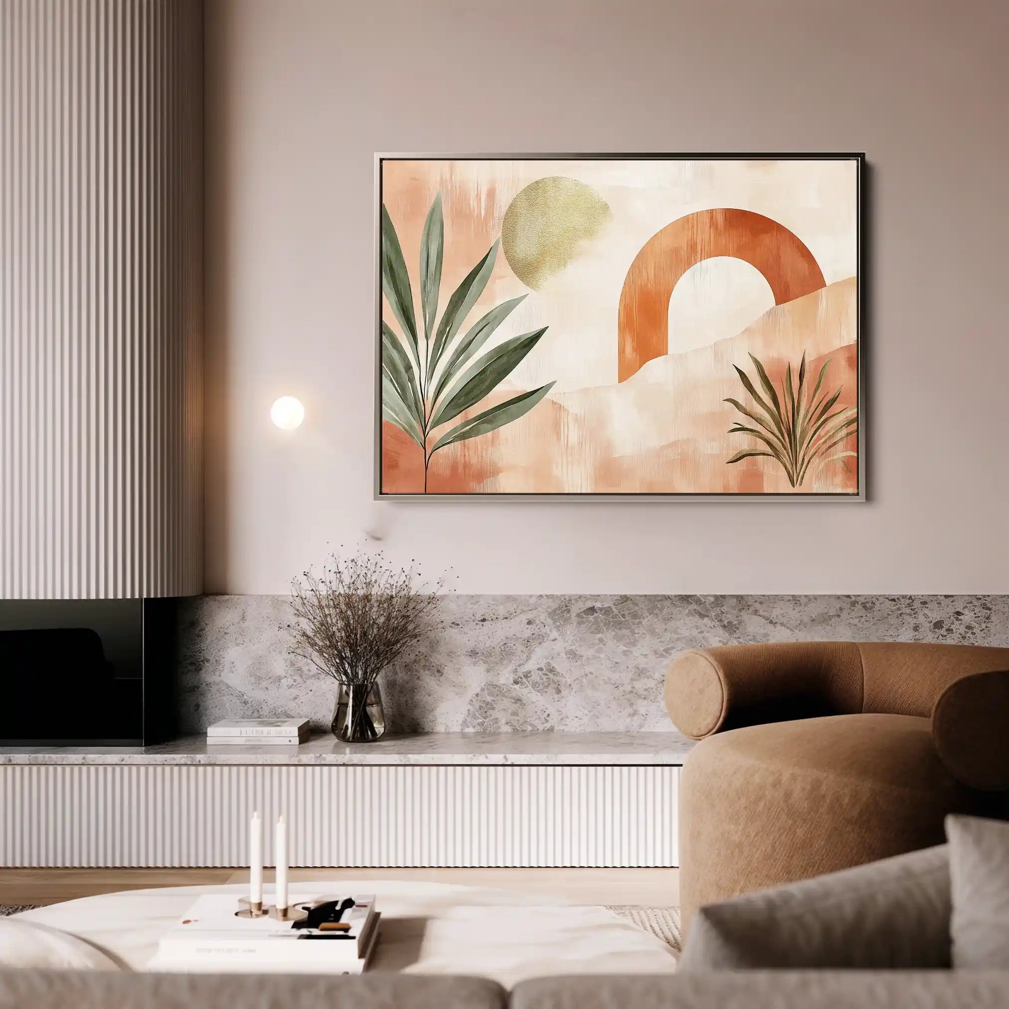 Boho 225 Canvas Art 60 x 40 cm / Black