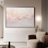 Floral 225 Canvas Art 18" x 24" / 45 x 60 cm / Black