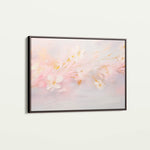 Floral 225 Canvas Art 18" x 24" / 45 x 60 cm / Black