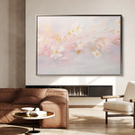 Floral 225 Canvas Art 60 x 40 cm / Black