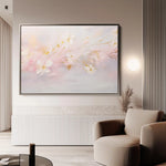 Floral 225 Canvas Art 60 x 40 cm / Black