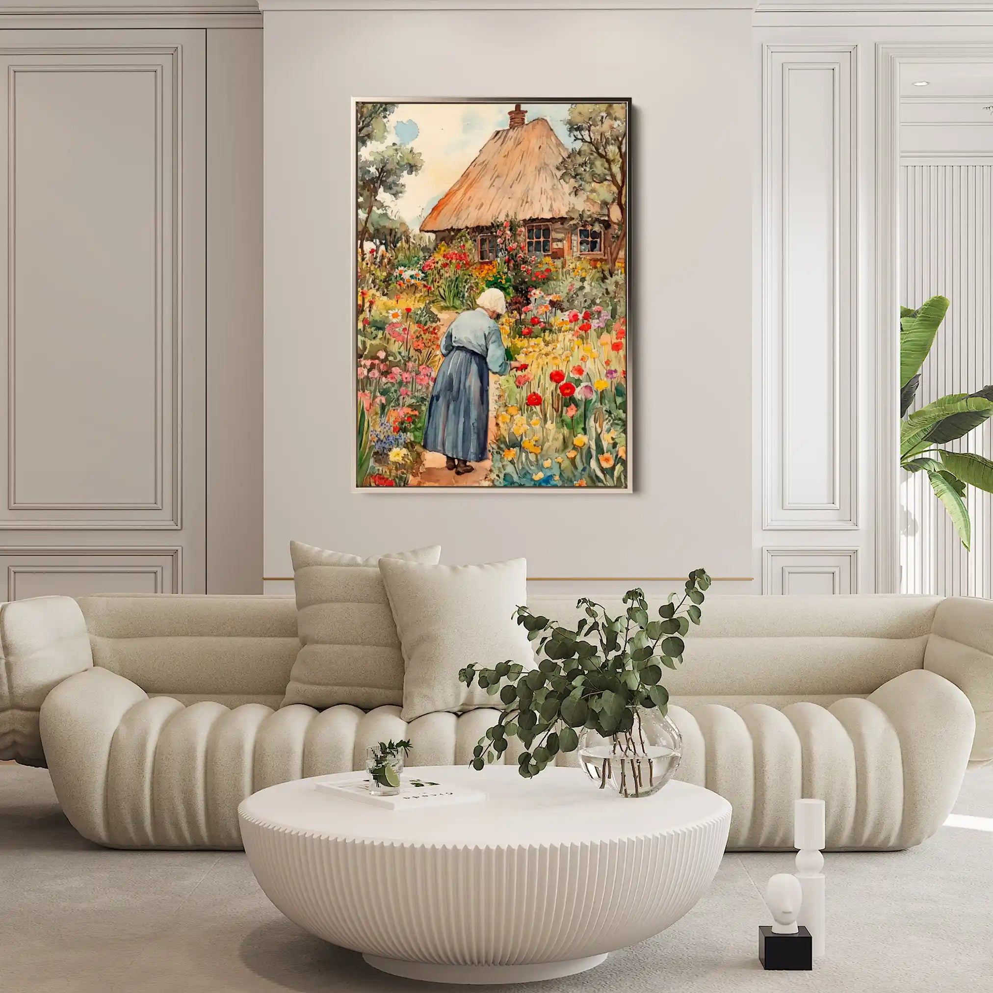 Landscape 225 Canvas Art 60 x 40 cm / Black