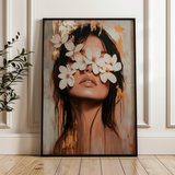 Portrait 225 Canvas Art 18" x 24" / 45 x 60 cm / Black