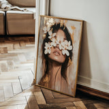 Portrait 225 Canvas Art 18" x 24" / 45 x 60 cm / Black