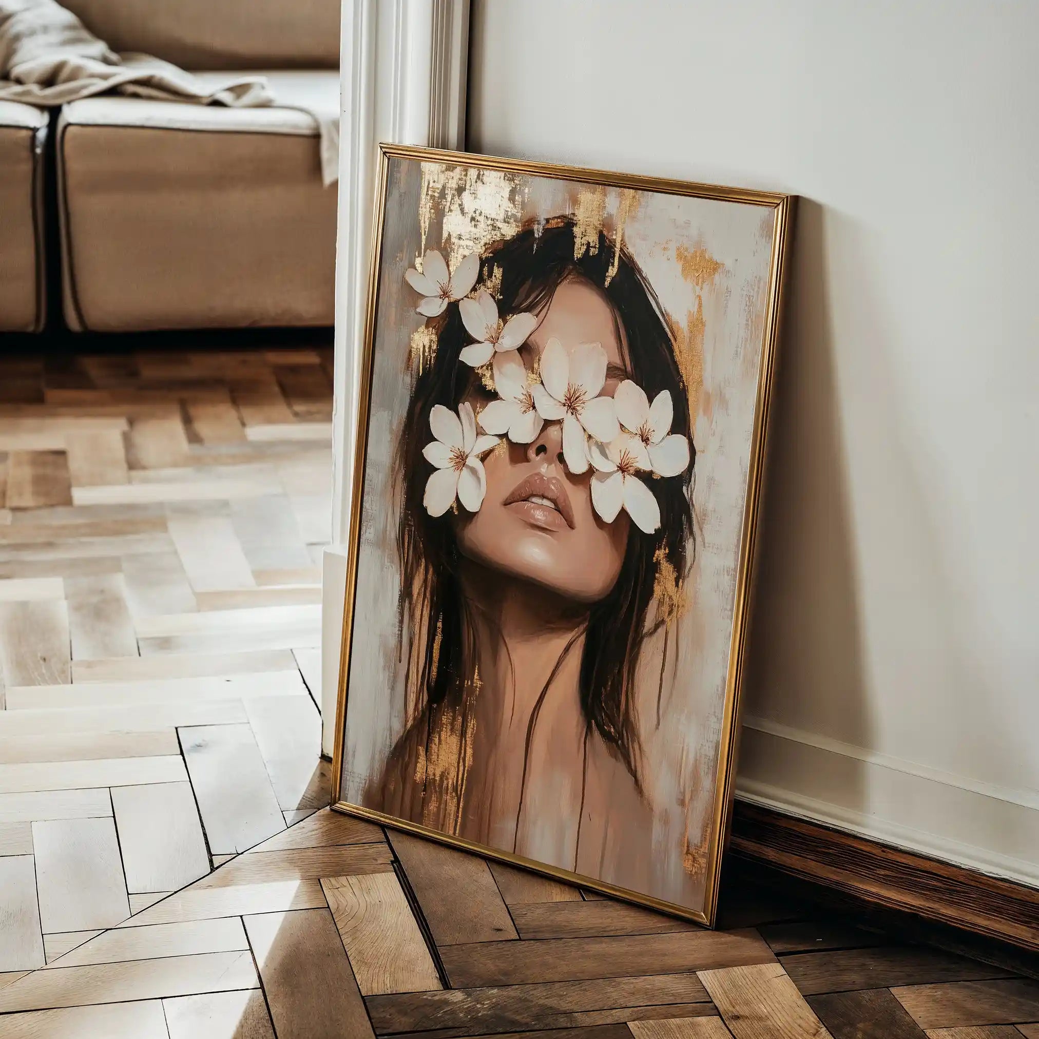 Portrait 225 Canvas Art 60 x 40 cm / Black