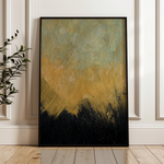 Abstract 226 Canvas Art 18" x 24" / 45 x 60 cm / Black