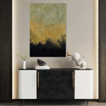 Abstract 226 Canvas Art 18" x 24" / 45 x 60 cm / Black