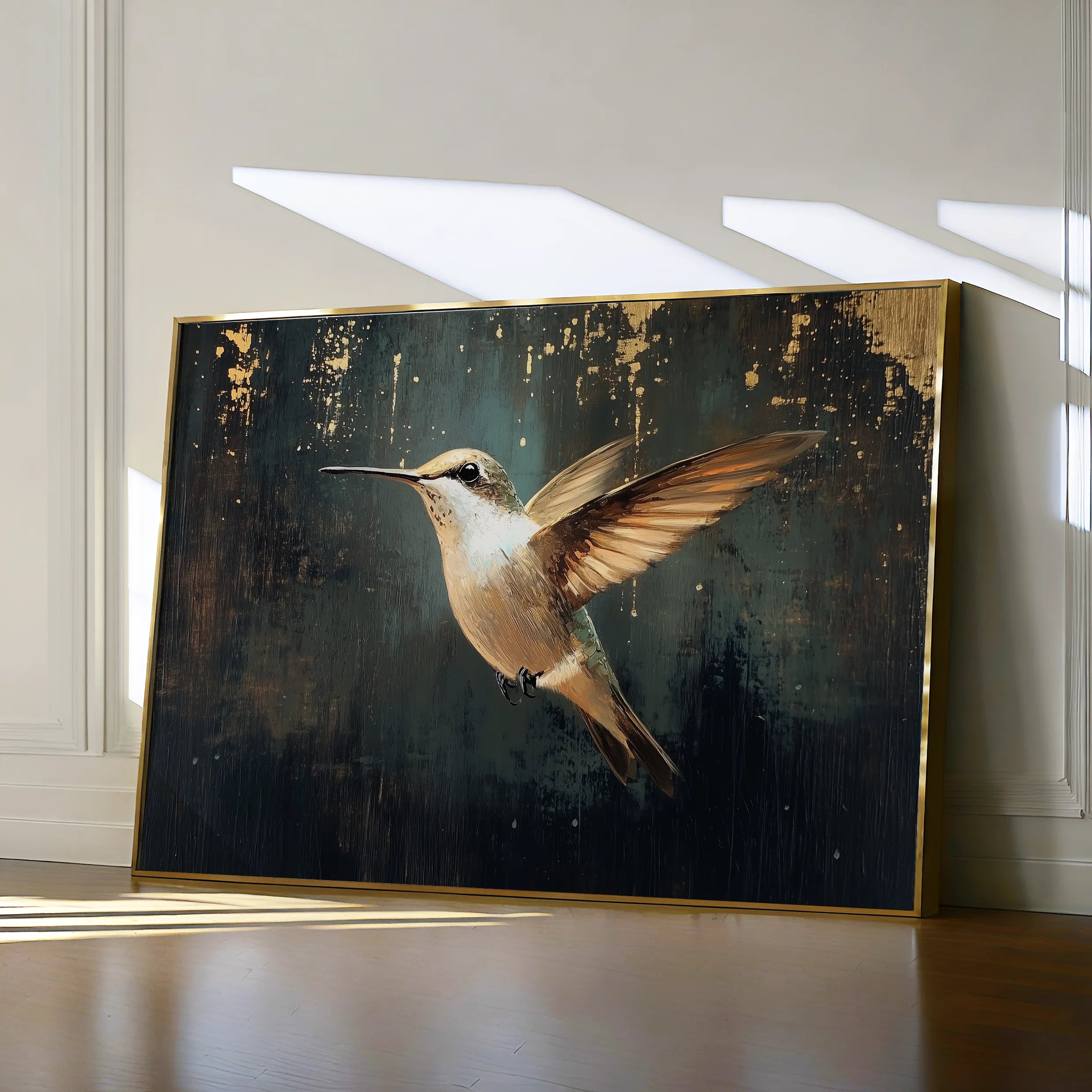 Animals 226 Canvas Art 18" x 24" / 45 x 60 cm / Black