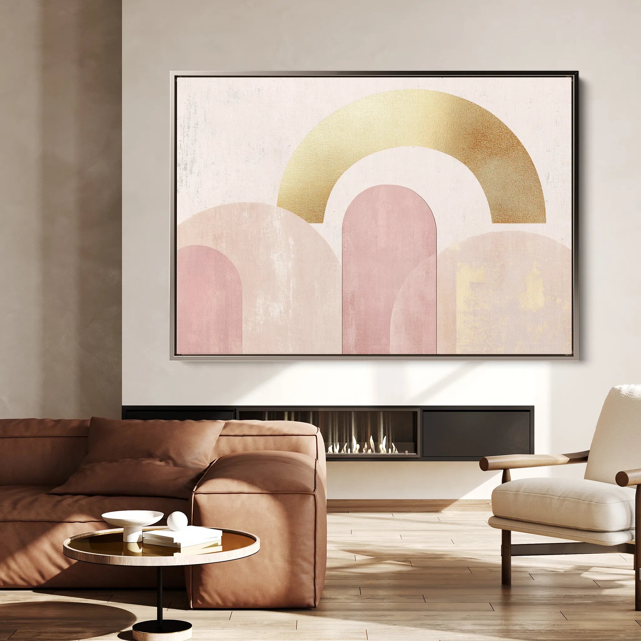 Boho 226 Canvas Art 18" x 24" / 45 x 60 cm / Black