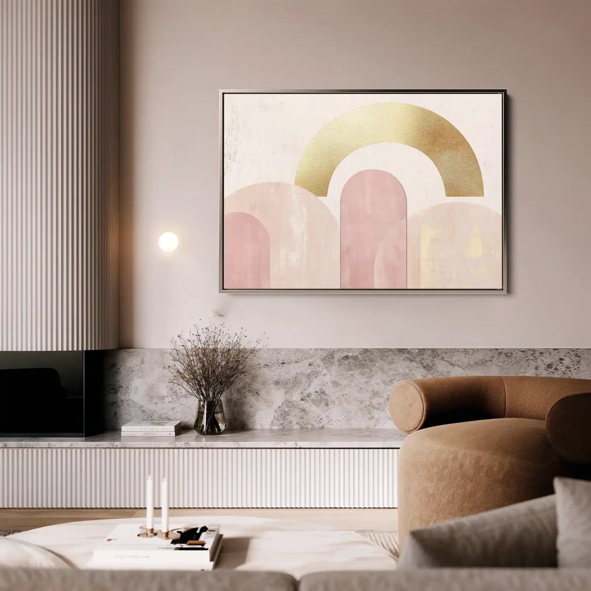 Boho 226 Canvas Art 60 x 40 cm / Black