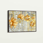 Floral 226 Canvas Art 18" x 24" / 45 x 60 cm / Black