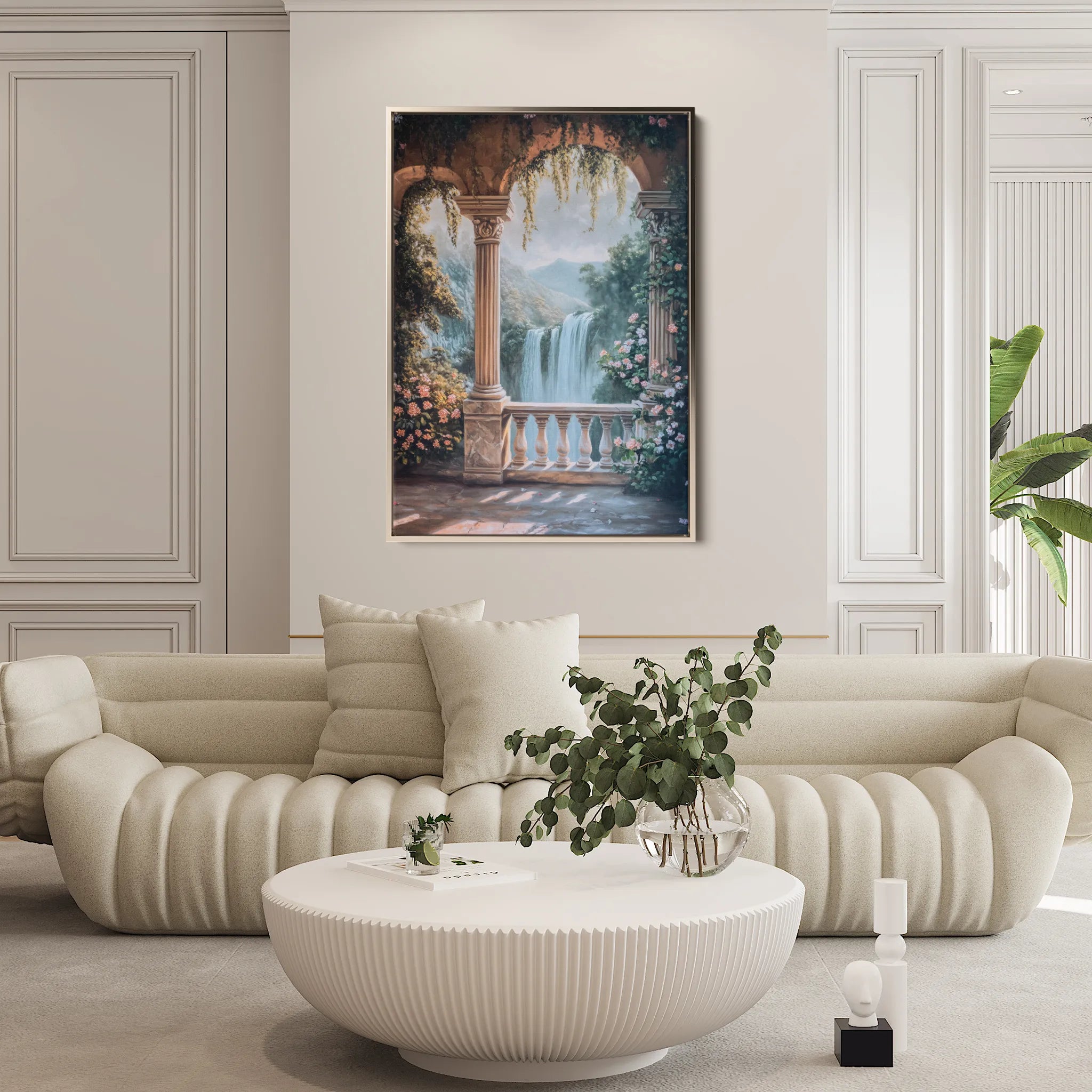 Landscape 226 Canvas Art 18" x 24" / 45 x 60 cm / Black