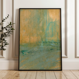 Abstract 227 Canvas Art 18" x 24" / 45 x 60 cm / Black