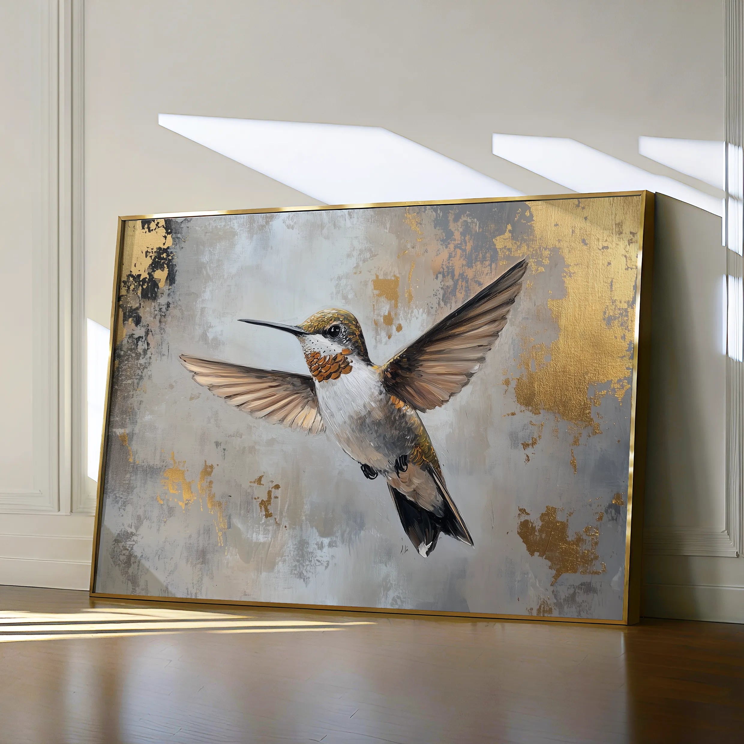 Animals 227 Canvas Art 18" x 24" / 45 x 60 cm / Black
