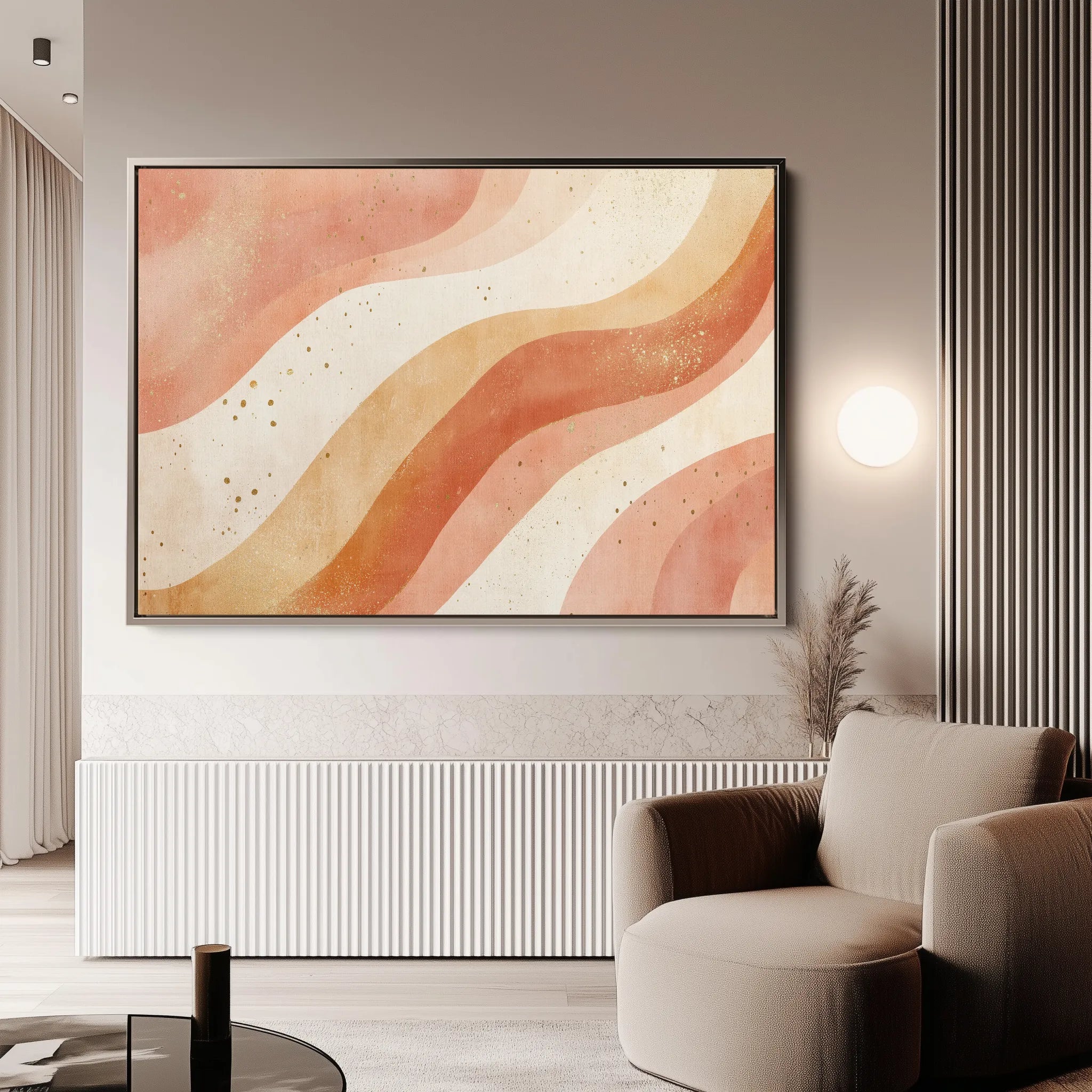 Boho 227 Canvas Art 18" x 24" / 45 x 60 cm / Black
