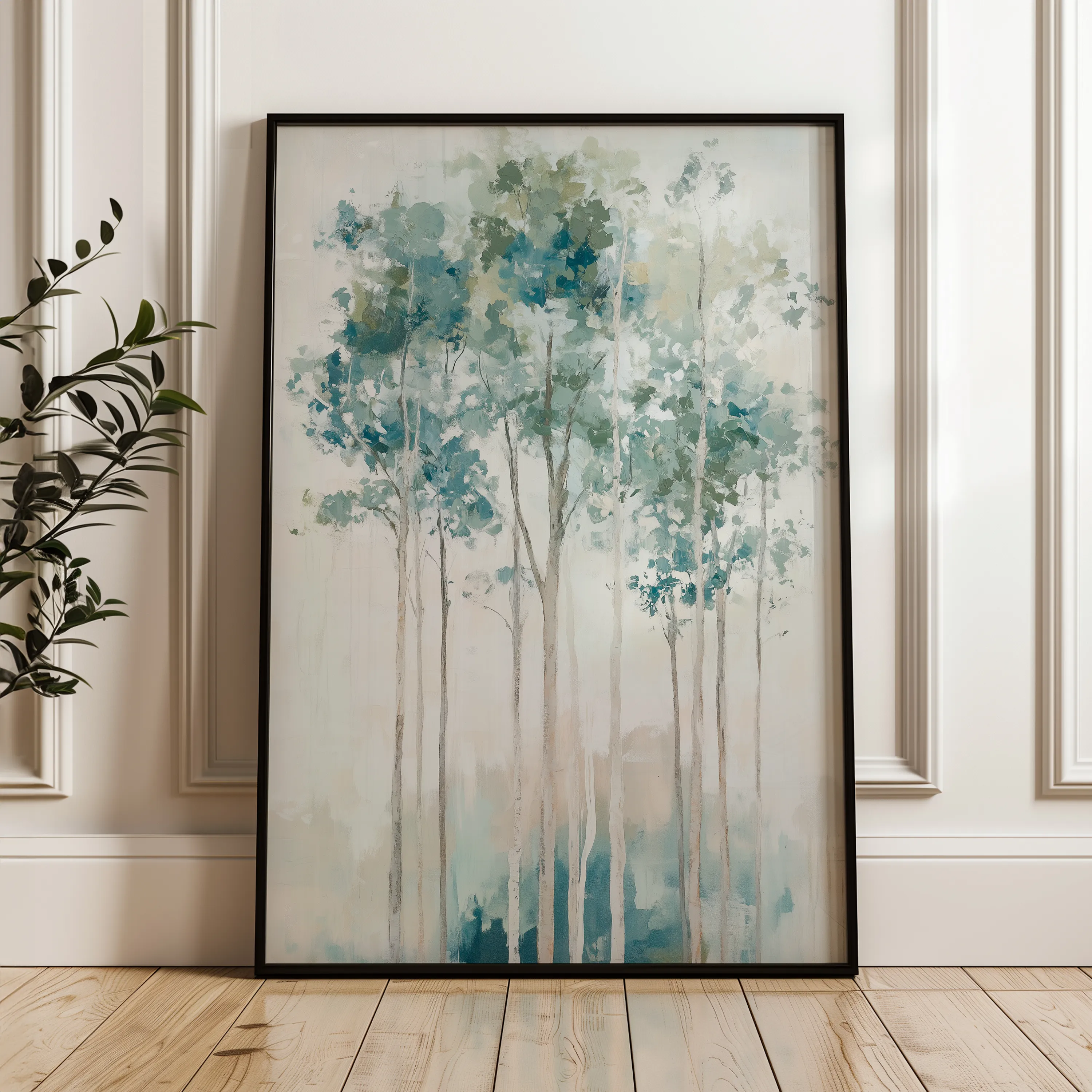 Landscape 227 Canvas Art 18" x 24" / 45 x 60 cm / Black