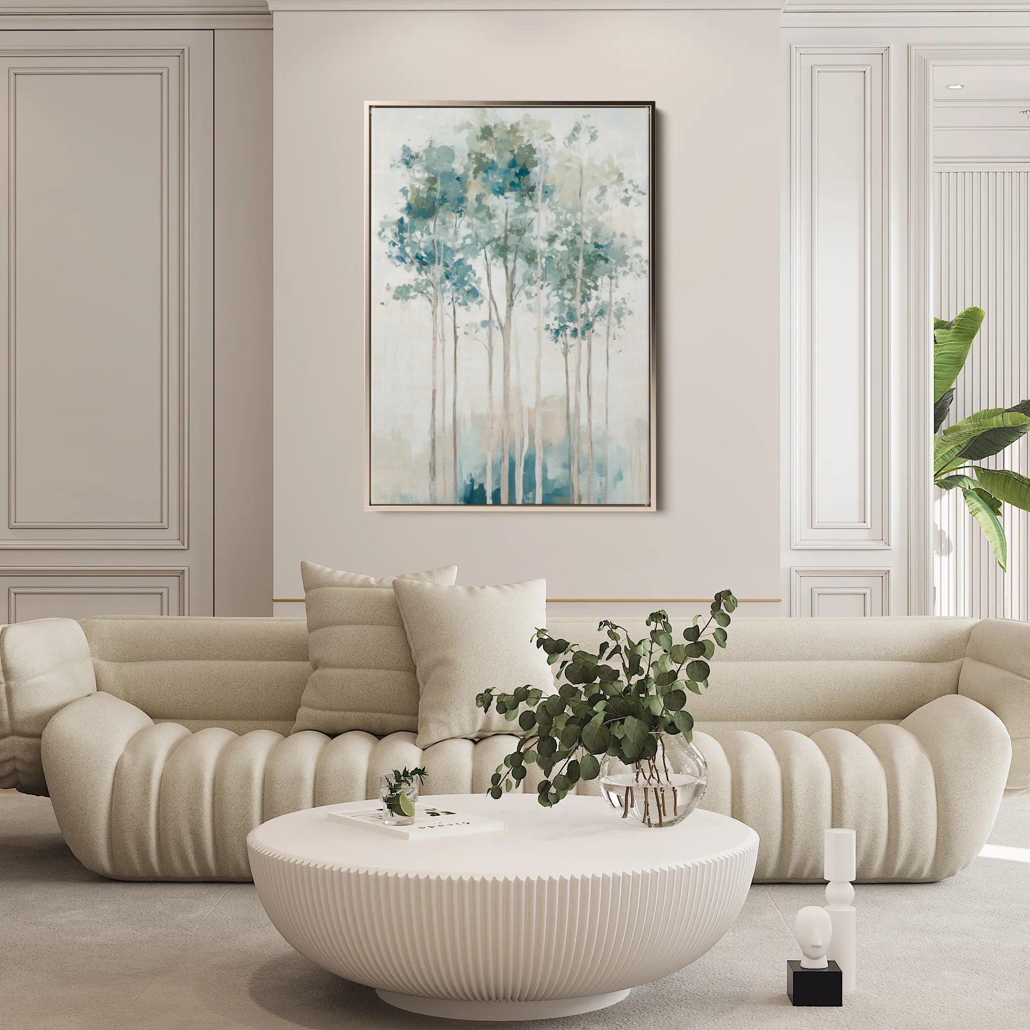 Landscape 227 Canvas Art 18" x 24" / 45 x 60 cm / Black