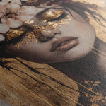Portrait 227 Canvas Art 18" x 24" / 45 x 60 cm / Black