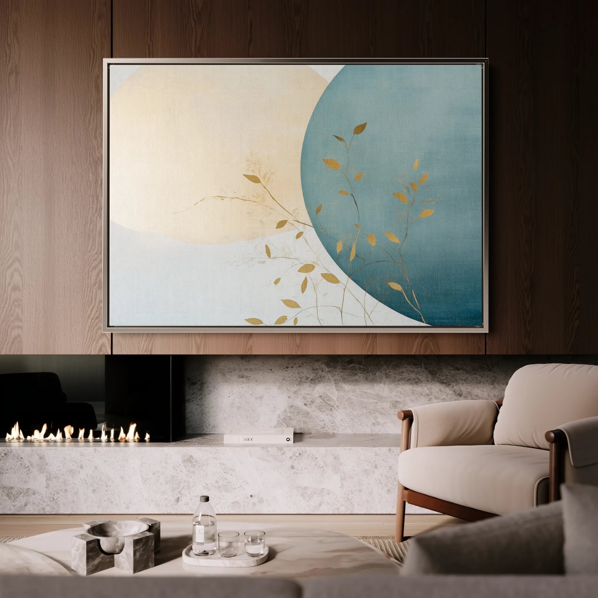Boho 228 Canvas Art 18" x 24" / 45 x 60 cm / Black