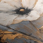 Floral 228 Canvas Art 60 x 40 cm / Black