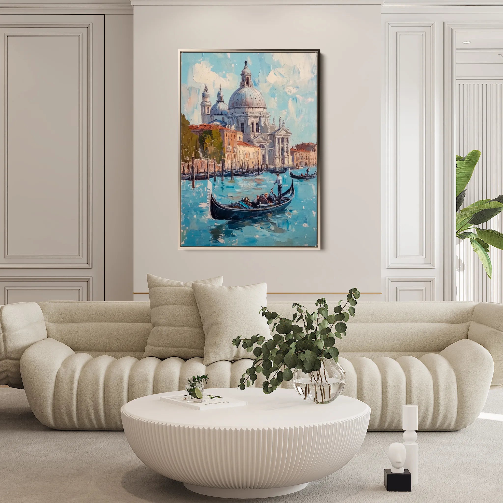 Landscape 228 Canvas Art 18" x 24" / 45 x 60 cm / Black