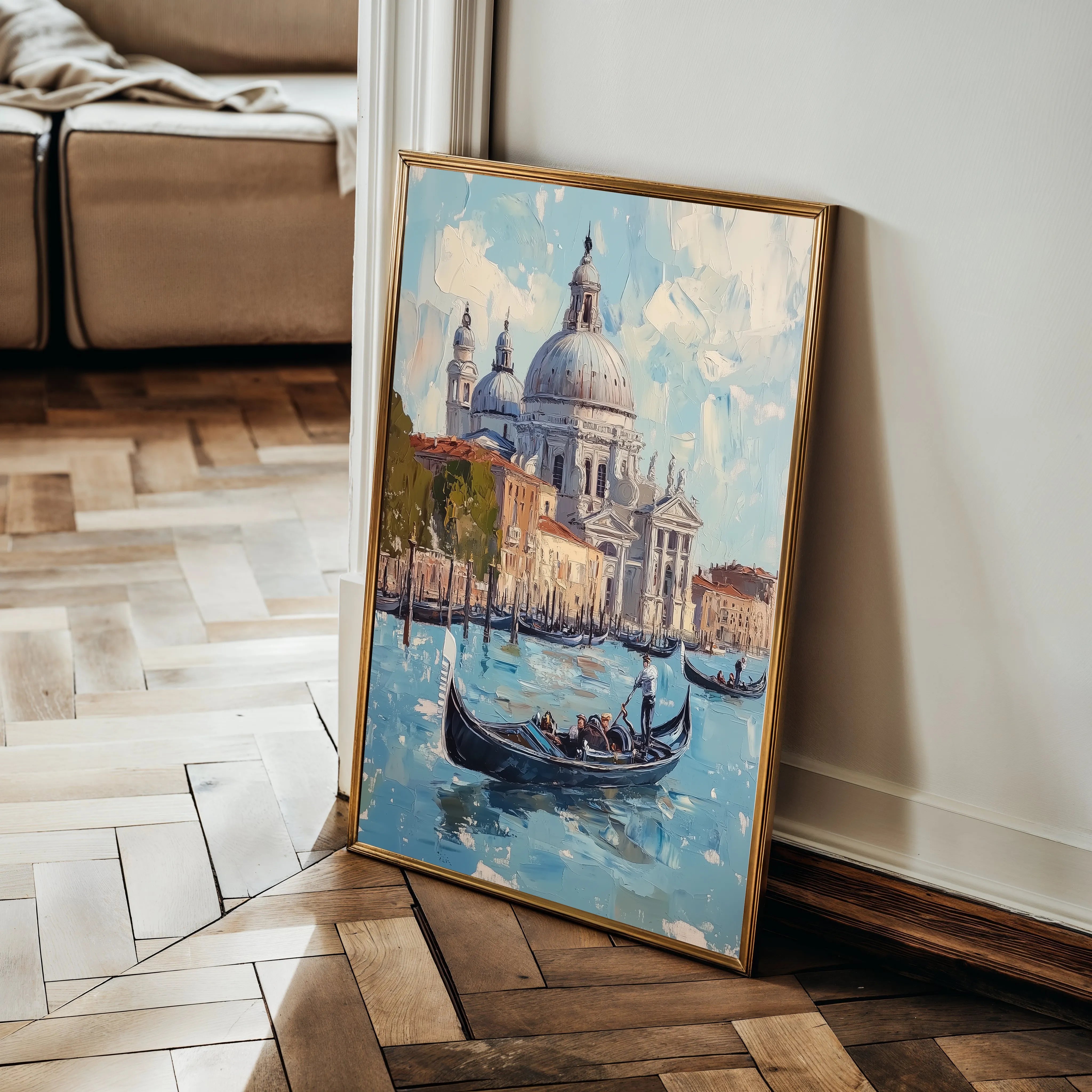 Landscape 228 Canvas Art 18" x 24" / 45 x 60 cm / Black