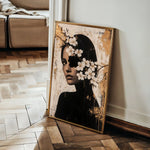 Portrait 228 Canvas Art 60 x 40 cm / Black
