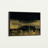 Abstract 229 Canvas Art 18" x 24" / 45 x 60 cm / Black