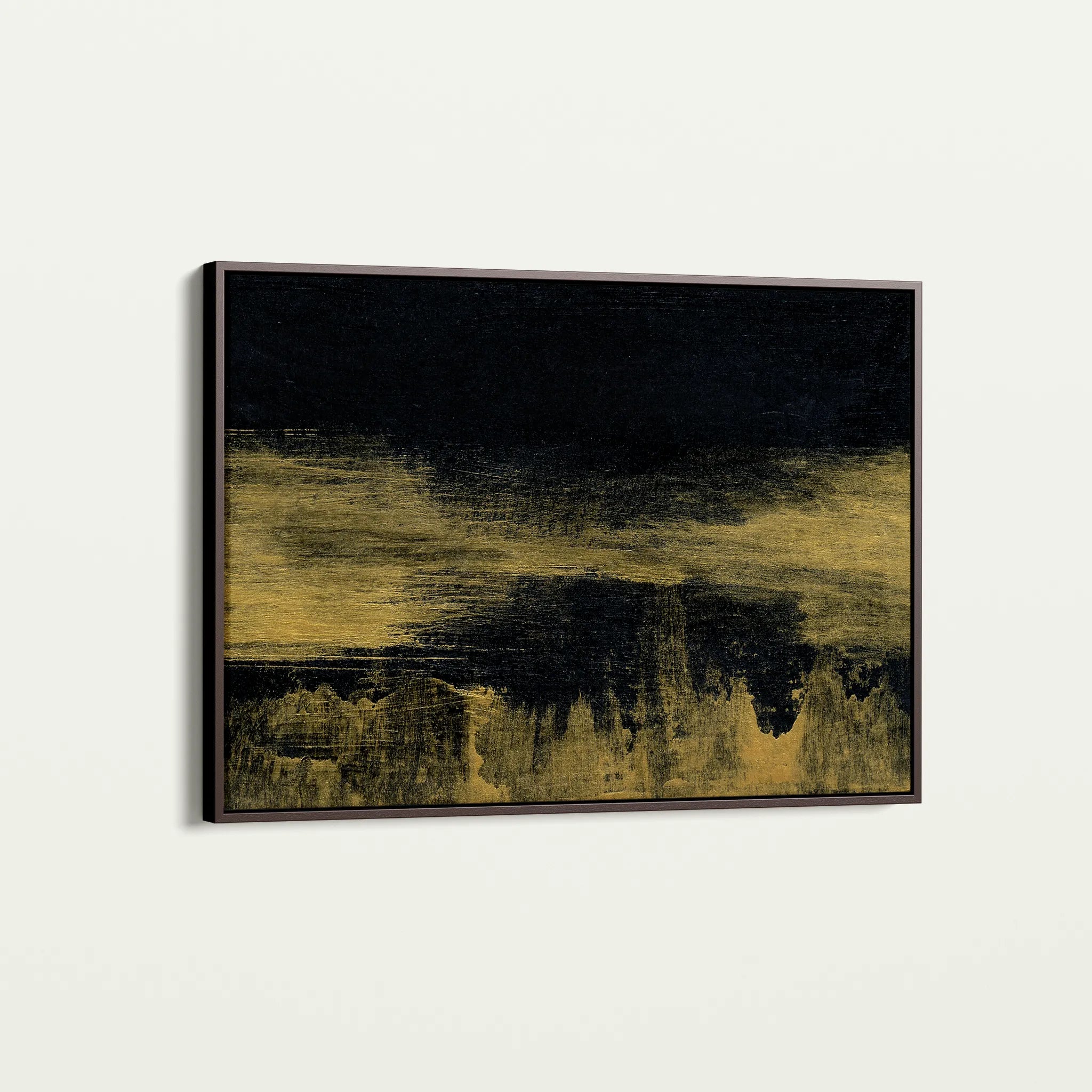 Abstract 229 Canvas Art 18" x 24" / 45 x 60 cm / Black