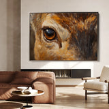 Animals 229 Canvas Art 18" x 24" / 45 x 60 cm / Black