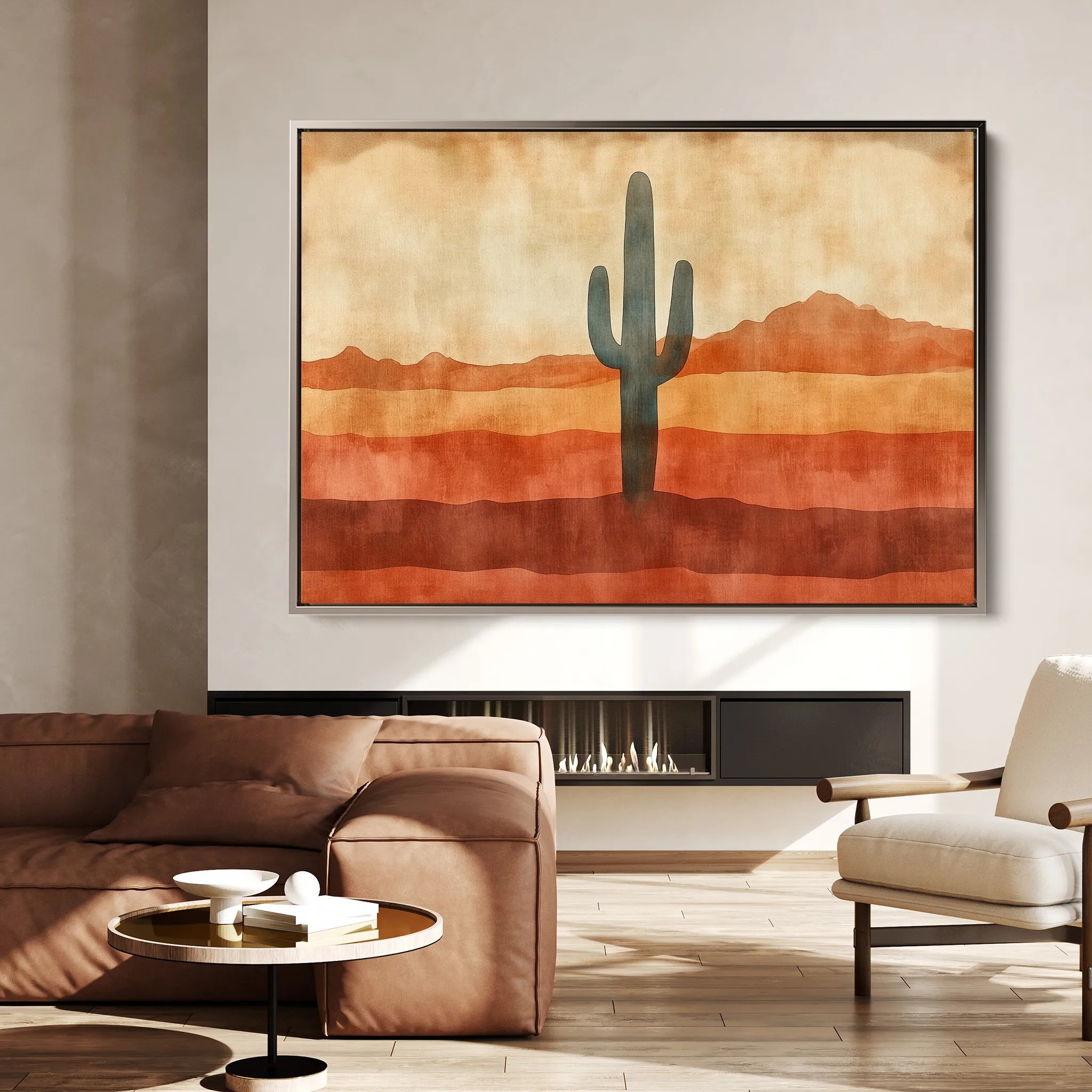 Boho 229 Canvas Art 18" x 24" / 45 x 60 cm / Black