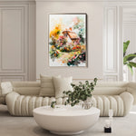 Landscape 229 Canvas Art 18" x 24" / 45 x 60 cm / Black