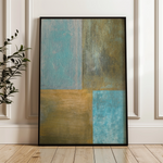 Abstract 230 Canvas Art 18" x 24" / 45 x 60 cm / Black
