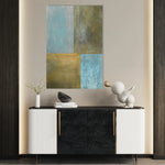 Abstract 230 Canvas Art 18" x 24" / 45 x 60 cm / Black