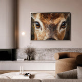 Animals 230 Canvas Art 18" x 24" / 45 x 60 cm / Black