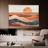 Boho 230 Canvas Art 18" x 24" / 45 x 60 cm / Black