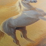 Horses 230 Canvas Art 18" x 24" / 45 x 60 cm / Black