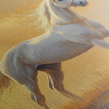 Horses 230 Canvas Art 18" x 24" / 45 x 60 cm / Black