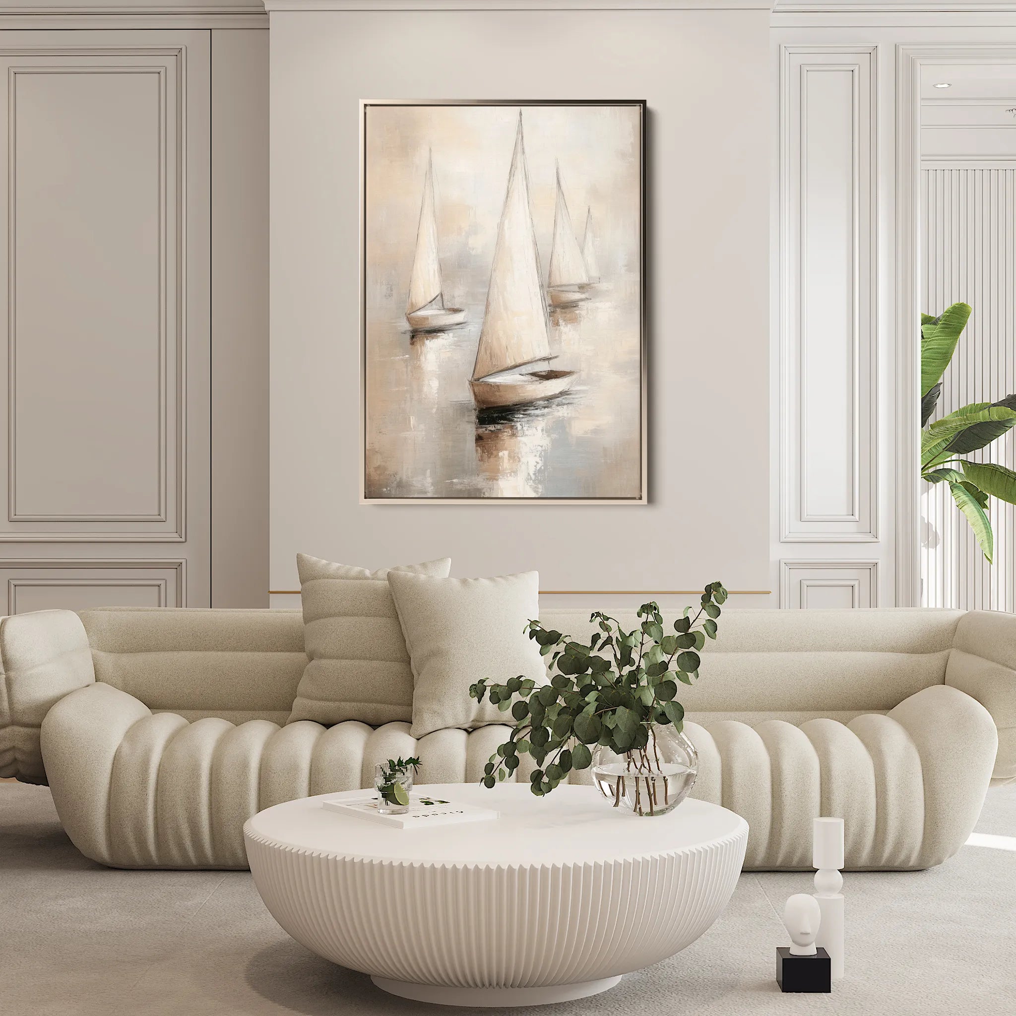 Landscape 230 Canvas Art 18" x 24" / 45 x 60 cm / Black