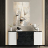 Landscape 230 Canvas Art 18" x 24" / 45 x 60 cm / Black