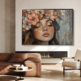 Portrait 230 Canvas Art 18" x 24" / 45 x 60 cm / Black