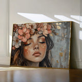 Portrait 230 Canvas Art 18" x 24" / 45 x 60 cm / Black