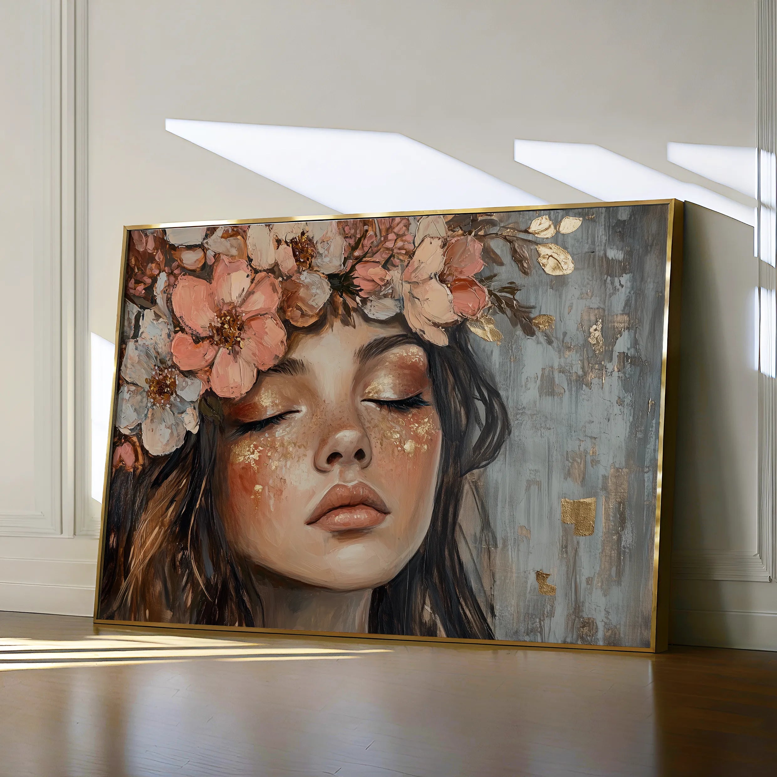 Portrait 230 Canvas Art 18" x 24" / 45 x 60 cm / Black