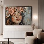 Portrait 230 Canvas Art 18" x 24" / 45 x 60 cm / Black