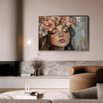 Portrait 230 Canvas Art 18" x 24" / 45 x 60 cm / Black