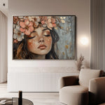Portrait 230 Canvas Art 60 x 40 cm / Black